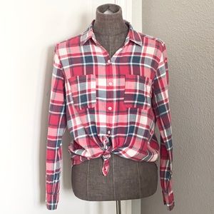 Universal Thread Plaid Button Down Shirt M